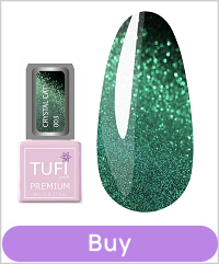 Gel polish TUFI profi PREMIUM Crystal Cat 03 Sapphire 8 ml